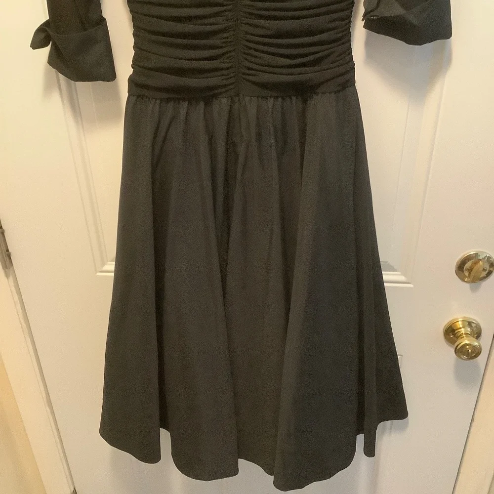 Jessica Howard| 50’s Style Black Evening Dress Sz 6 Wedding Chorale Choir - Picture 10 of 11